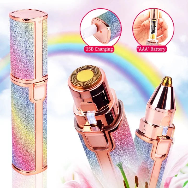 أداة تشذيب الحواجب وحلاقة الشعر 2 في 1 