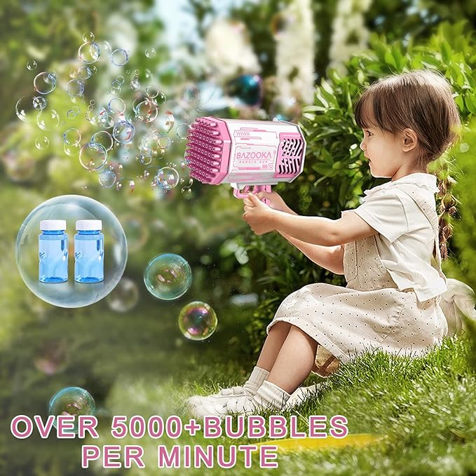 لعبة مسدس الفقاعات ذو 69 فتحة 