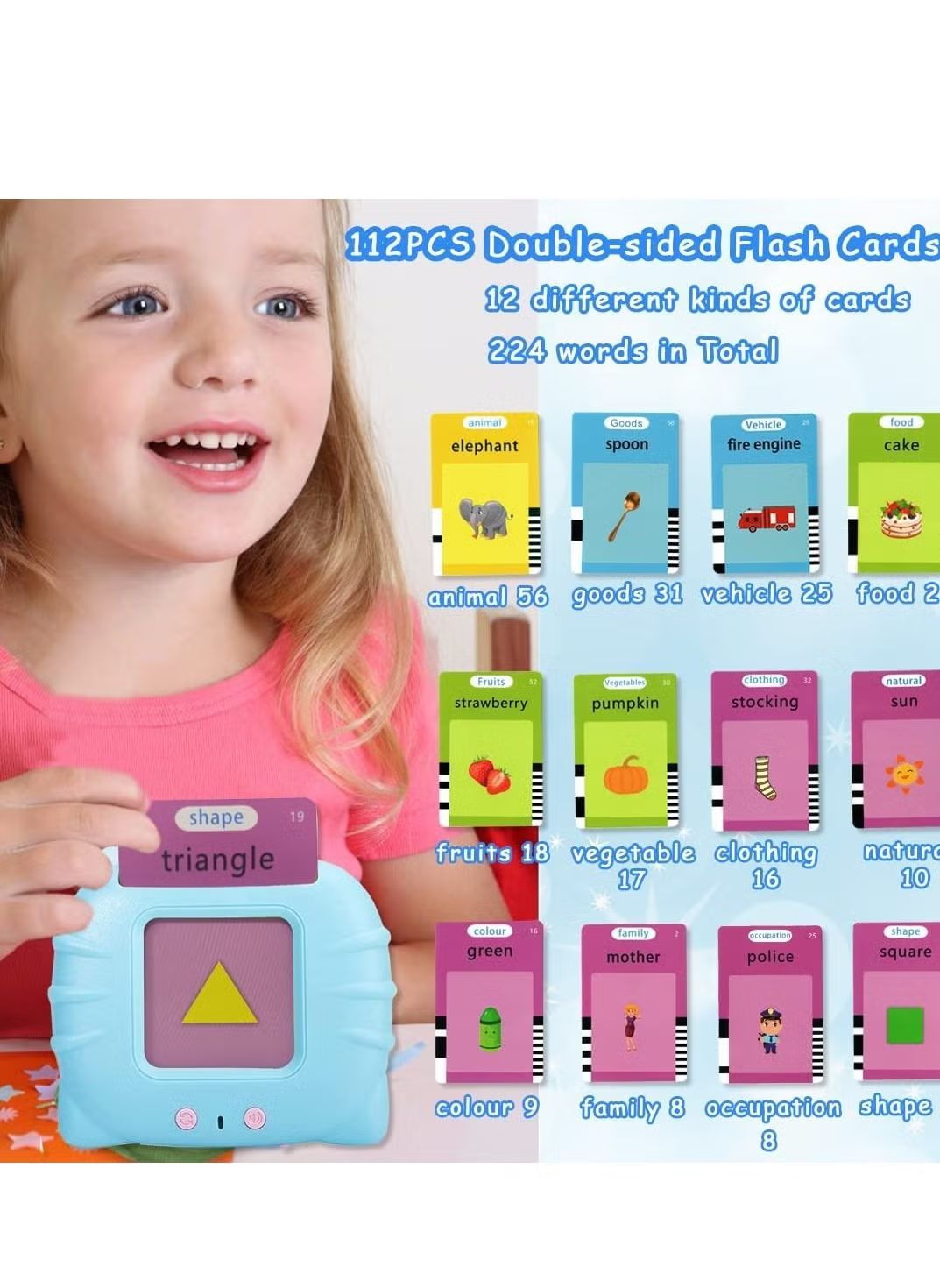 Talking Flash Cards Learning Toy